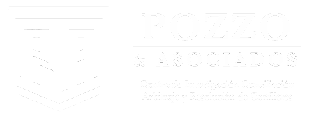 Logotipo blanco de Pozzo & Asociados